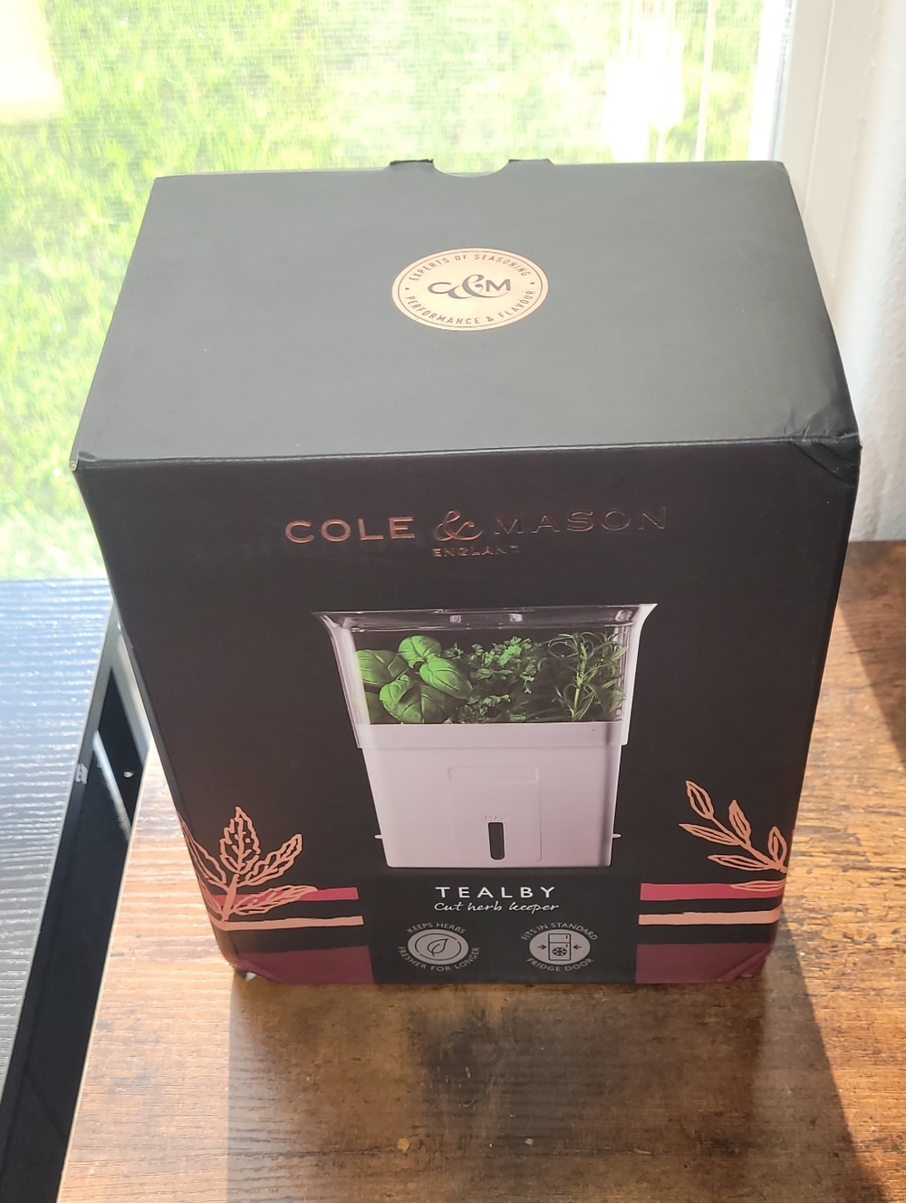 Cole & Mason Tealby Indoor Herb Keeper - White